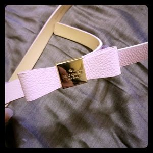 Kate Spade Baby Pink Bow Belt